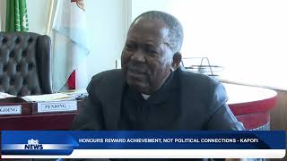 KAPOFI CLARIFIES NATIONAL HONOURS SYSTEM - nbc