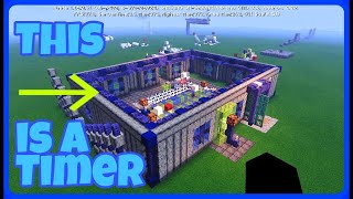Redstone Timer : Hard-Coded Variable Clock Speed (No Comparators/Observers!) - ICE SAGA!!