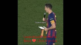 Lewa farewell at Barca💔#Lewandowski#Barca#FootballShorts#Soccer#UCL#Barcelona#Lewa#FootballEdit#GOAT