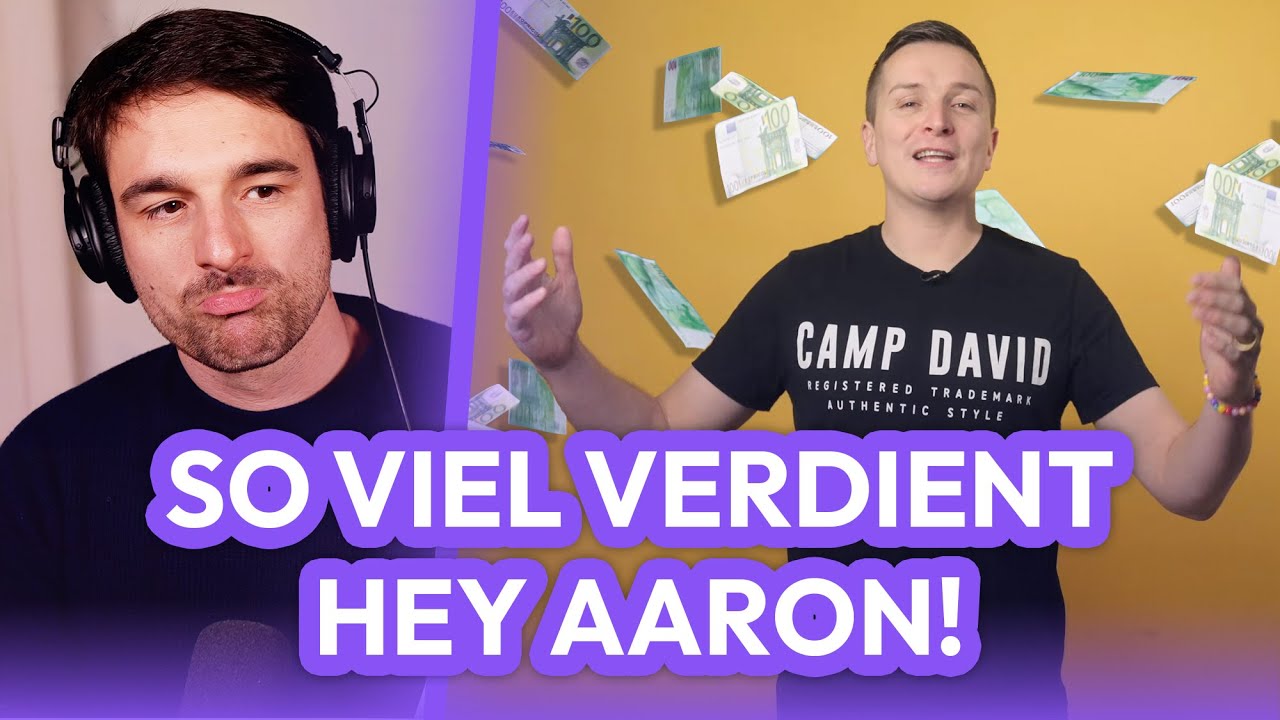 Youtuber Hey Aaron! zeigt seine Einnahmen 2025!