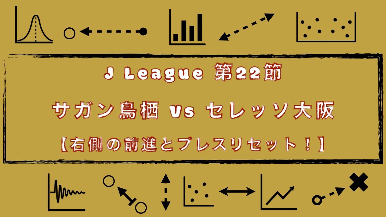 広げて押し下げる J１第２２節 サガン鳥栖 Vs セレッソ大阪 サッカー戦術分析 Footballのハナシ