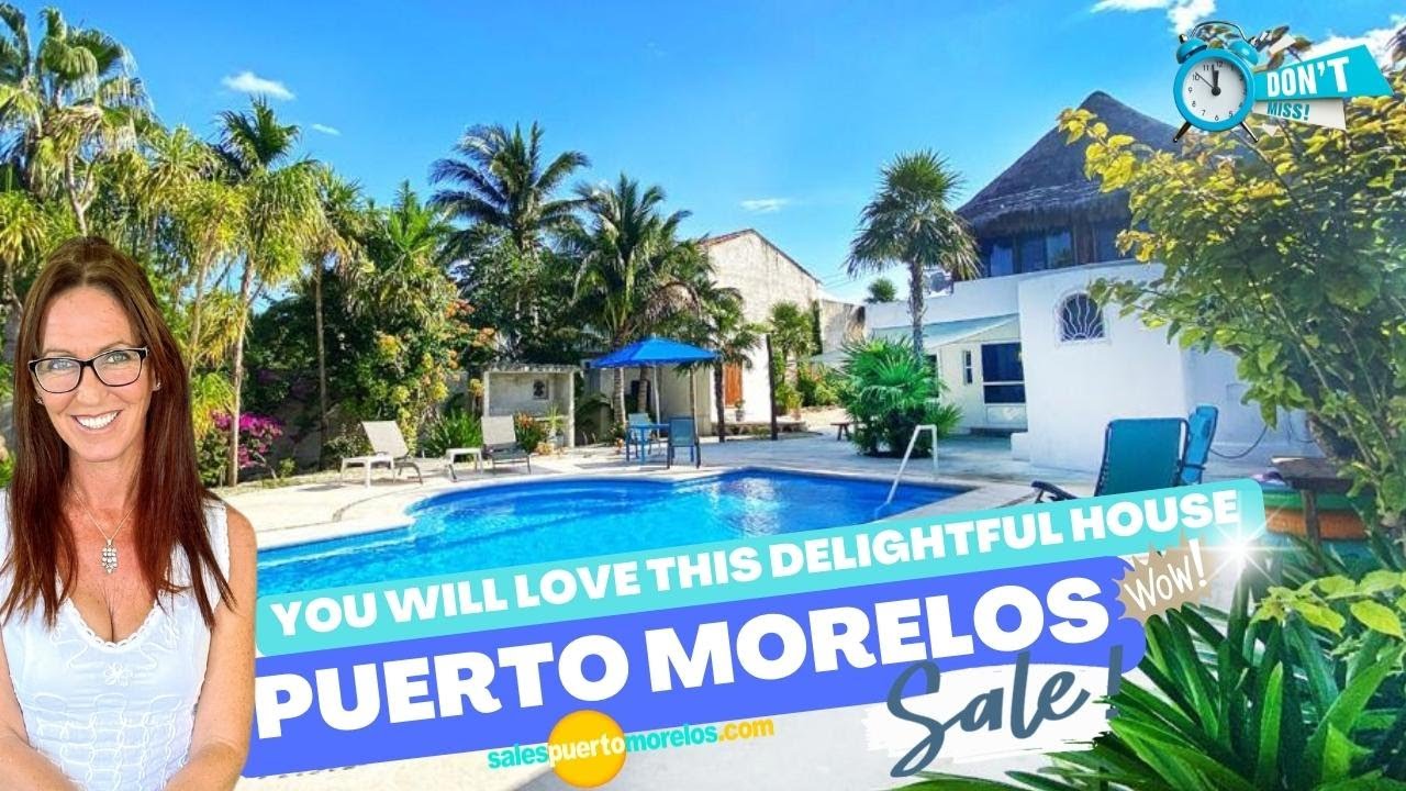 Fantastic House for sale Puerto Morelos YouTube