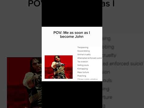 POV Me As Soon As I Become John Rdr2 Rdr 