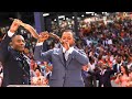 Apostle alph lukau announcing victory by blowing the shofar