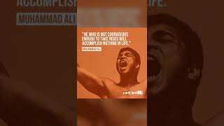 "No Risk, No Glory – Muhammad Ali’s Message to the Fearful!" #motivation #motivationalvideo #quotes
