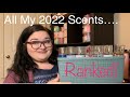 ALL MY 2022 BATH AND BODY WORKS SCENTS… RANKED!