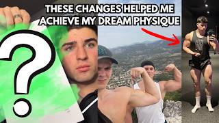 3 simple lifestyle changes that helped my gym progress EXPLODE (+60lbs).