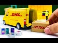 Unboxing of Miniature DHL Van & Miniature iPhones - Mercedes Sprinter Diecast Model Car
