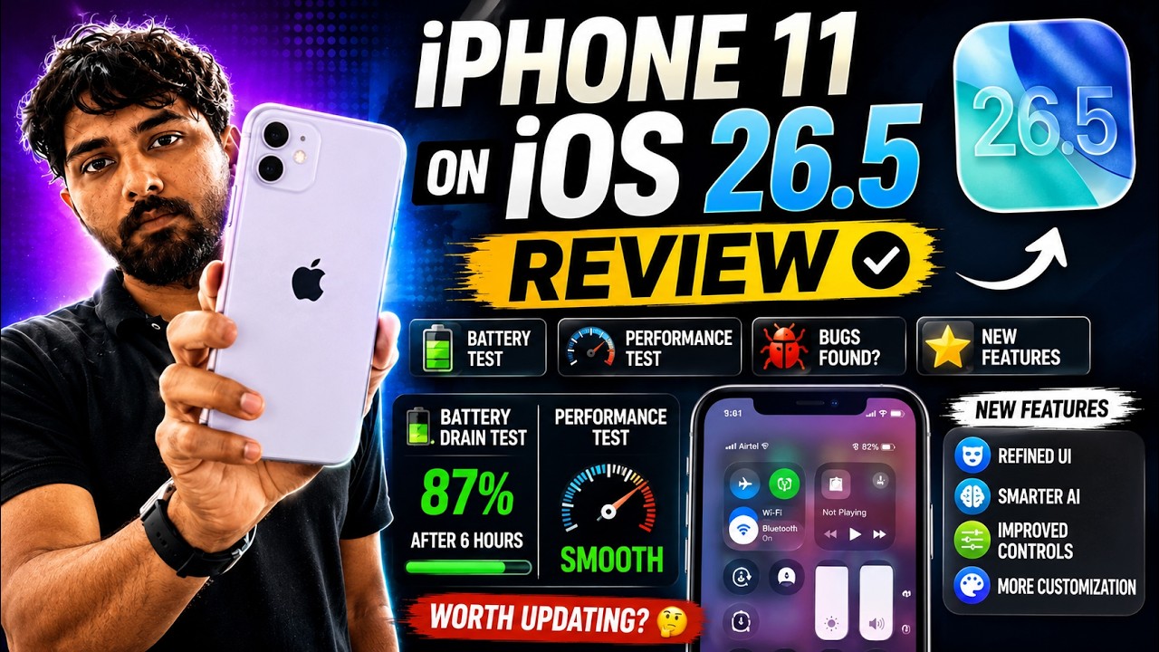 Apple iPhone 11 26.5.2 最新バージョン本体 iPhone 11 on iOS 26.5 Review – Battery, Performance, Bugs & New