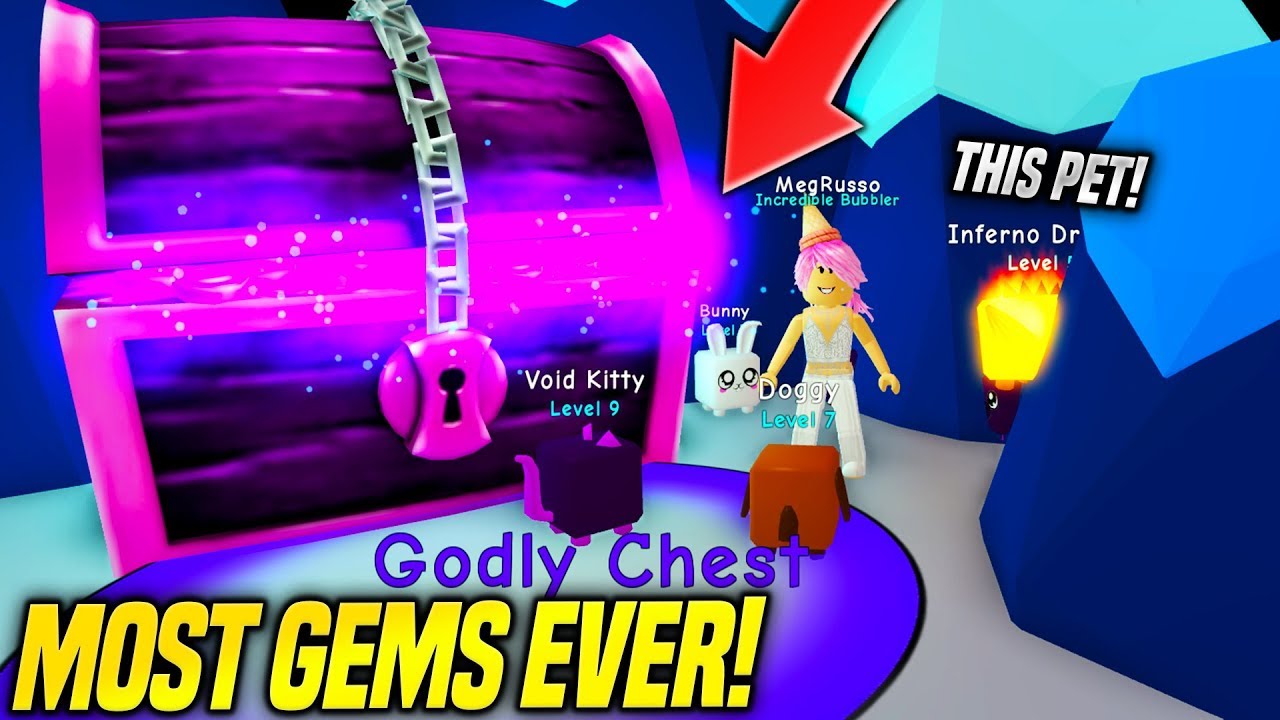 The BEST WAY To Get TONS OF GEMS IN BUBBLE GUM SIMULATOR Roblox YouTube