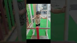omer at gym with mama #workout #mesomorph #exercise #shortvideo #massivearms #instamuscle #body