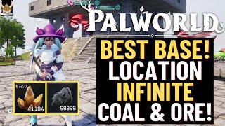 Palworld Best End Game Base For Coal And Iron Ore Farm Very Easy To Set Up For Infinite Coal
