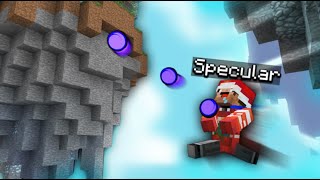 INSANE pearl clutches on the new christmas maps | Hypixel Skywars