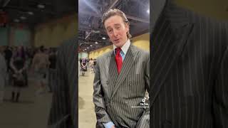 Patrick Bateman approaches you at a convention