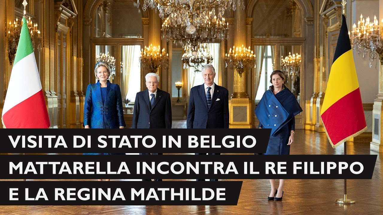 Il Presidente Mattarella incontra il Re dei Belgi Filippo e la Regina Mathilde