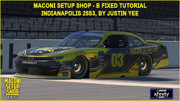 iRacing Maconi B-Fixed Indianapolis Guide to Qualifying and Race 25S3