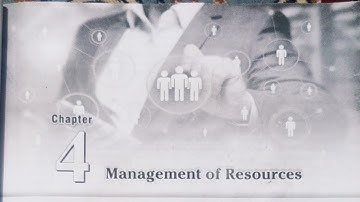Management of Resources !!class 11!! chapter 4!!  One shot