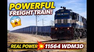 Wdm3D 11564 Diesel Power Heavy Freight Train Action