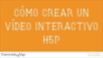 Como crear un video interactivo H5P