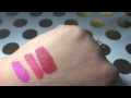 Nars audacious lipstick and swatches
