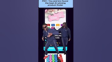 POV: You and bro found the best AI winning product finder #dropshipping #ecommerce #AIDropshipping