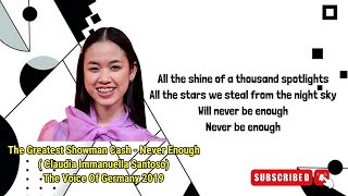 NEVER ENOUGH - Claudia Immanuela Santoso #2019 #2022 #neverenough germany #thevoiceofgermany
