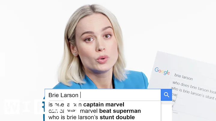 Brie Larson Answers the Web's Most Searched Questi...