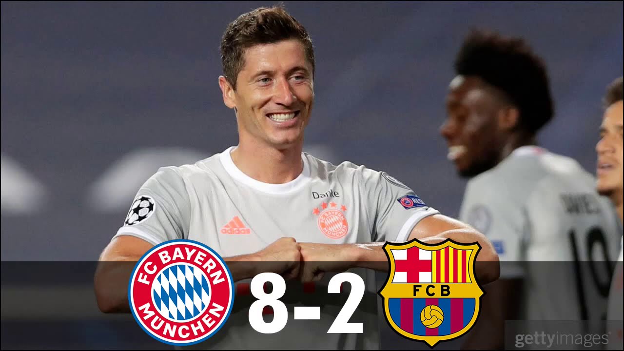 Bayern vs Barcelona 8−2 − All Goals & Extended Highlights −2020 - YouTube