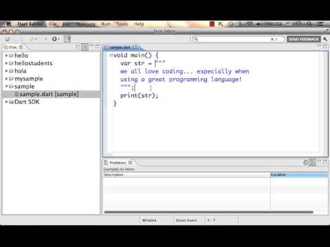 Multiline Strings in Dart