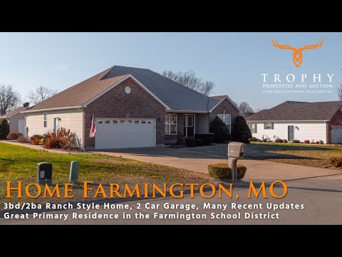 538 John David Dr, Farmington, MO home video tour