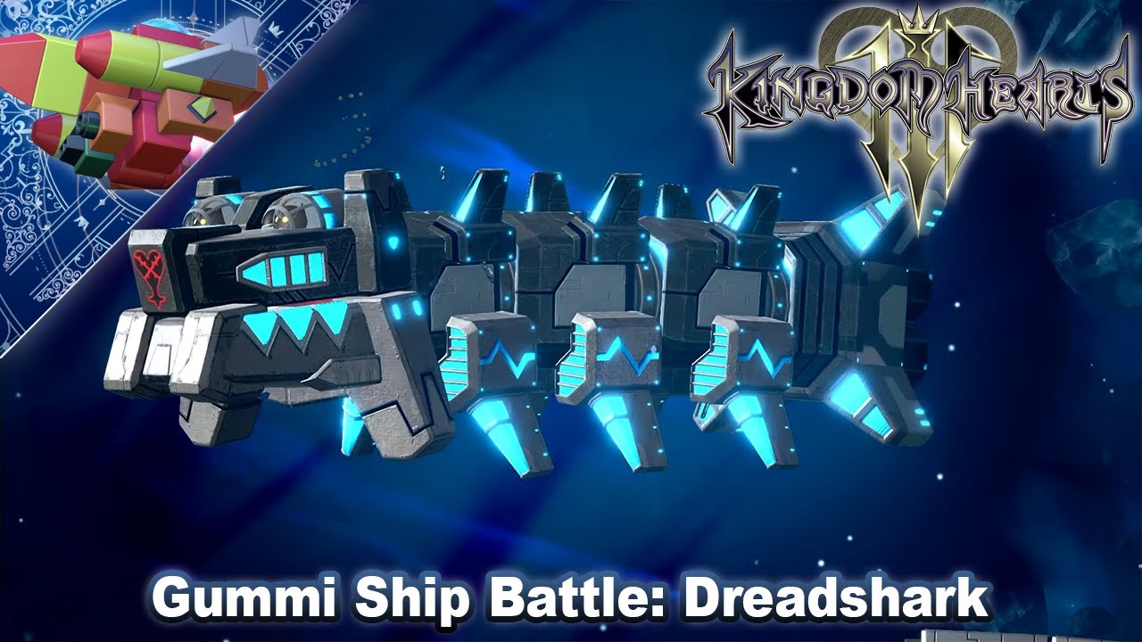 Kingdom Hearts 3 Gummi Ship Boss: Dreadshark