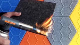 Digital Innovations AcoustiX 2.0 Speaker System – 3 W RMS 4330200 Flame Retardant acoustic panels burning test