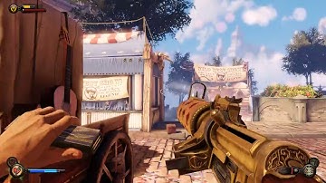 Bioshock infinite Gameplay :MONTGOMERY RESIDENCE , MONUMENT ISLAND GATEWAY