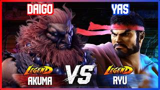 SF6🔥 DAIGO (Akuma) vs YAS (Legend Ryu) ▰ High Level Street Fighter 6 Gameplay
