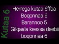 HERREGA KUTAA 6FFAA BOQONNAA 6 BARANNOO 5 GILGAALA KEESSA DEEBII BOQONNAA 6