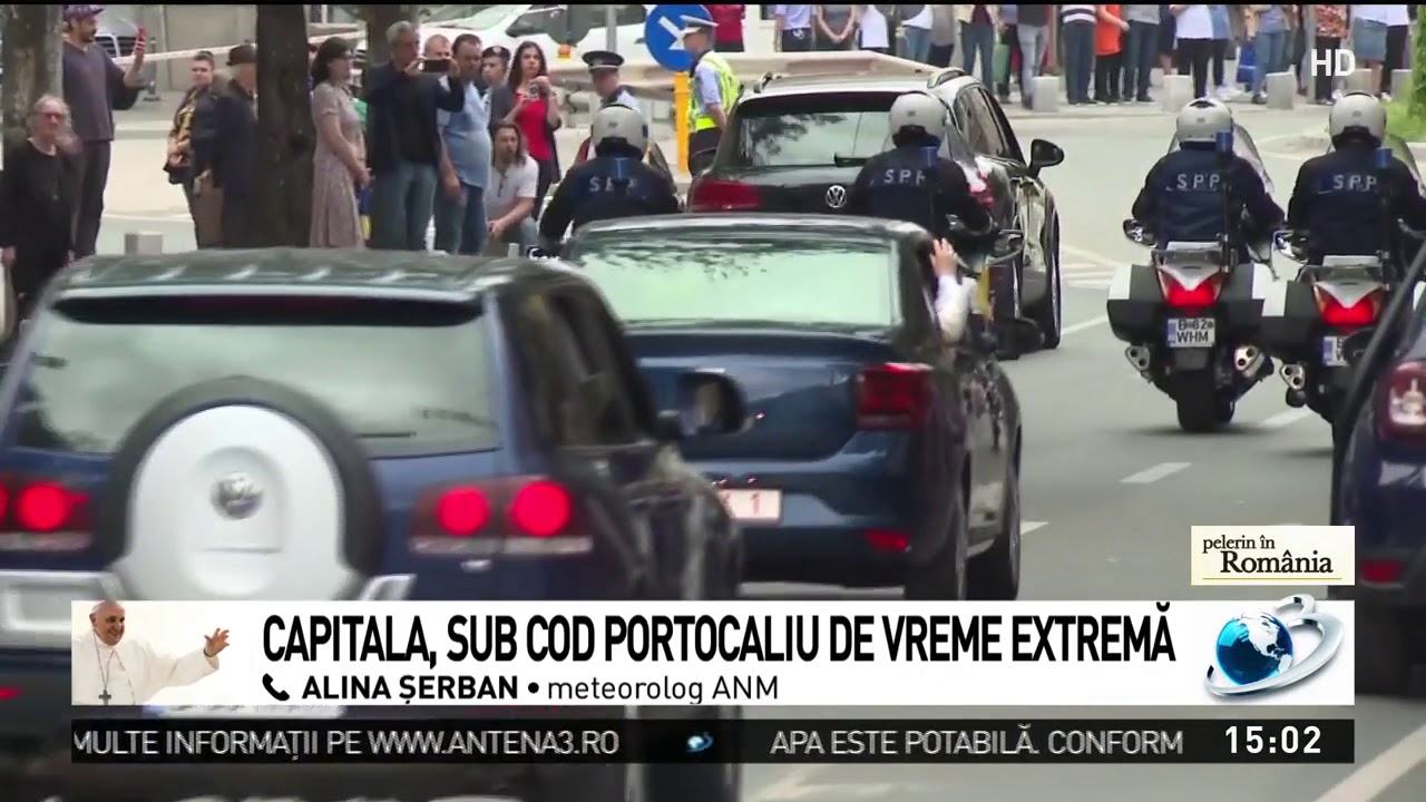 Capitala, sub cod portocaliu de vreme extremă newspaper mockup