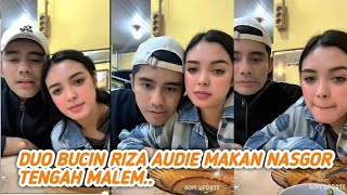 Download Lagu LIVE RIZA SYAH DAN CLAUDIA AUDIE MAKAN TENGAH MALEM BANGET.. AUDIE LAHAP SRKALI MP3