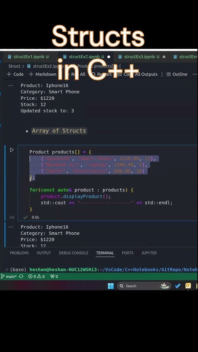 C++ | Tips Structs in C++ #cpp #coding #shorts - YouTube