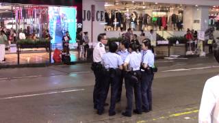 [Raw footage] 20141003 Umbrella Revolution - Tsim Sha Tsui camp largely abandoned by protesters
