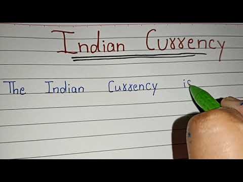 Few Lines On Indian Currency / About Indian Currency