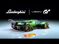 Insane build lamborghini v12 vision gt hot wheels custom roborace robocar transformation