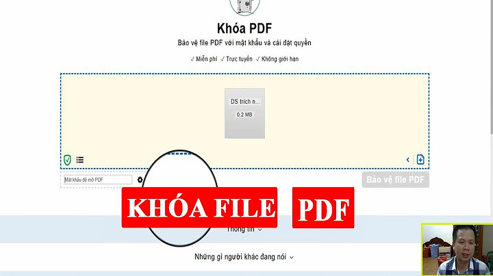 Mã hóa file pdf không cho chuyển sang worf năm 2024