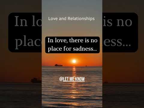 In Love There Is No Place For Sadness Short Shorts