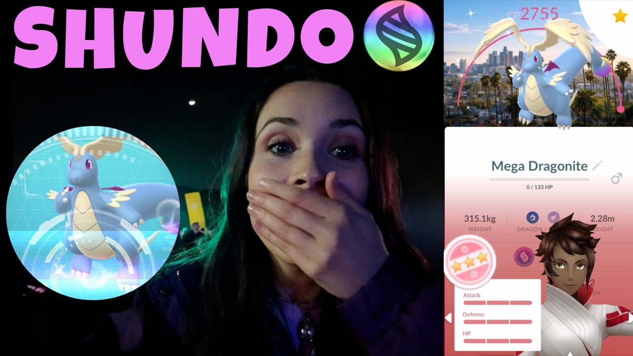 WORLD’S 1ST SHUNDO BACKGROUND MEGA DRAGONITE!! 🤯 Mega Night Was AMAZING!