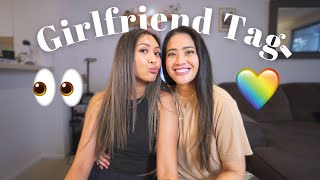 Girlfriend Tag | Getting to Know Us 👩🏻‍🤝‍👩🏽 (first date, icks, & the tea)