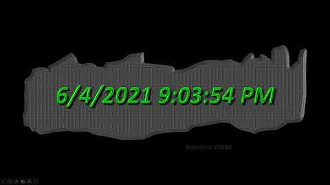 MatsClock 260086 - Free PowerPoint Digital Clock PPT Timer