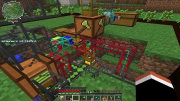 Minecraft FTB eps 2 Logger and Wheat farm