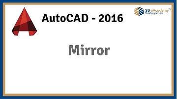 AutoCAD 2016 : Mirror