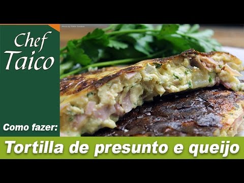 Vídeo: Tortilla Com Queijo