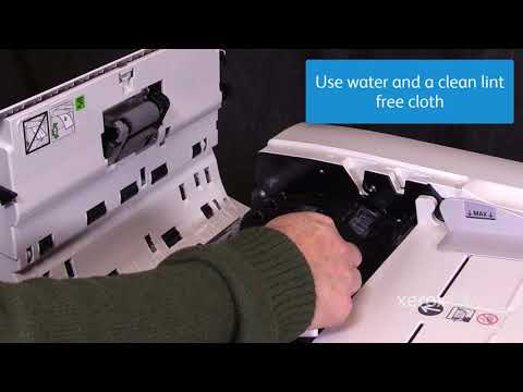 Xerox® AltaLink® C8070 Family Cleaning the DADF Feed Separation and Take away Rolls No Audio